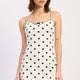 Ivory Black Polka Dot
