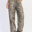 Brown Zebra Print