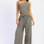 Grey Blue Stripe