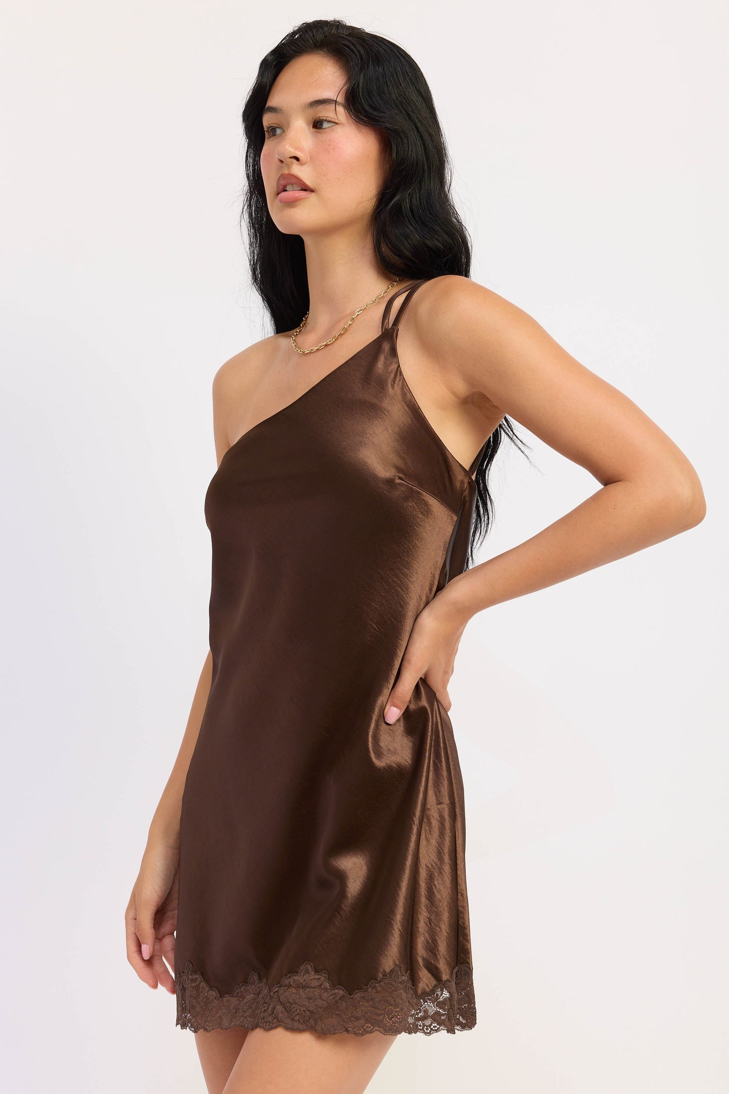 Reverie Satin Mini Dress