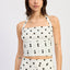 Off White Black Polka Dot