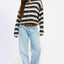 Navy Multi  Stripe