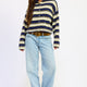 Navy Multi  Stripe