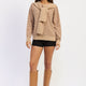 Beige Merlot Stripe
