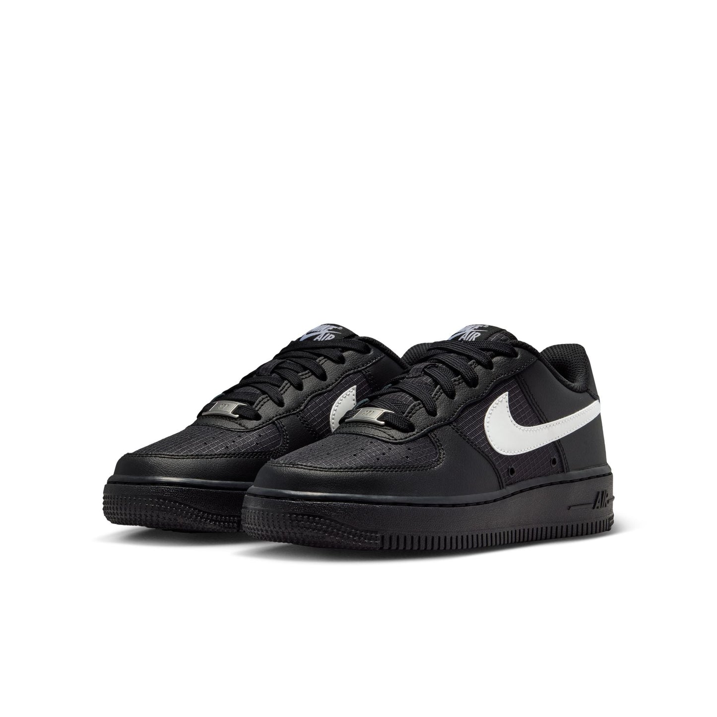 Nike Grade School Air Force 1 Low Tech Black