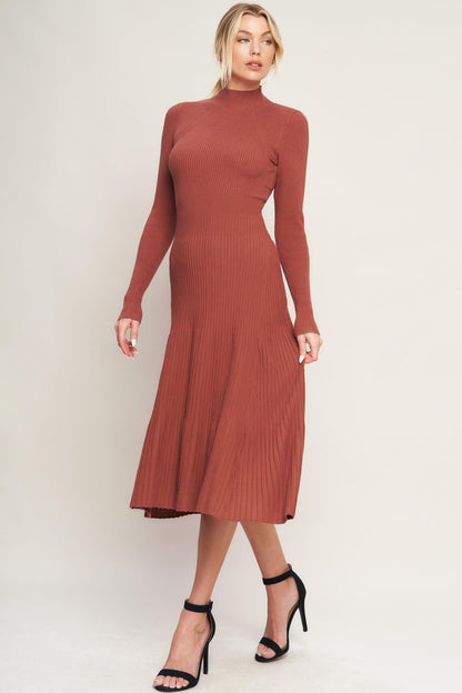 Stolen Kisses Sweater Midi Dress
