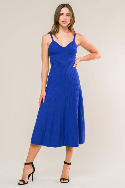 Breezy Walks Knit Midi Dress