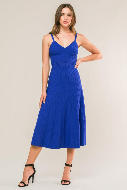 Breezy Walks Knit Midi Dress