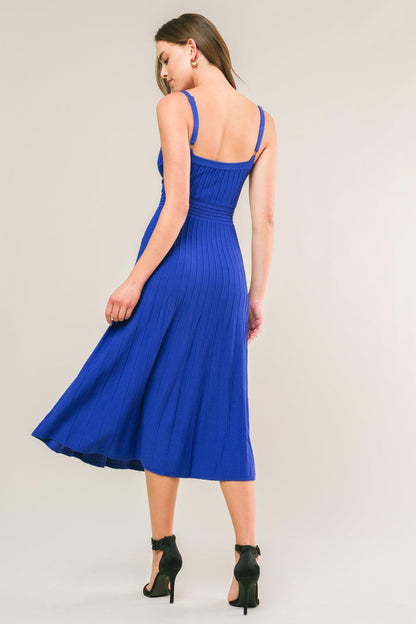 Breezy Walks Knit Midi Dress