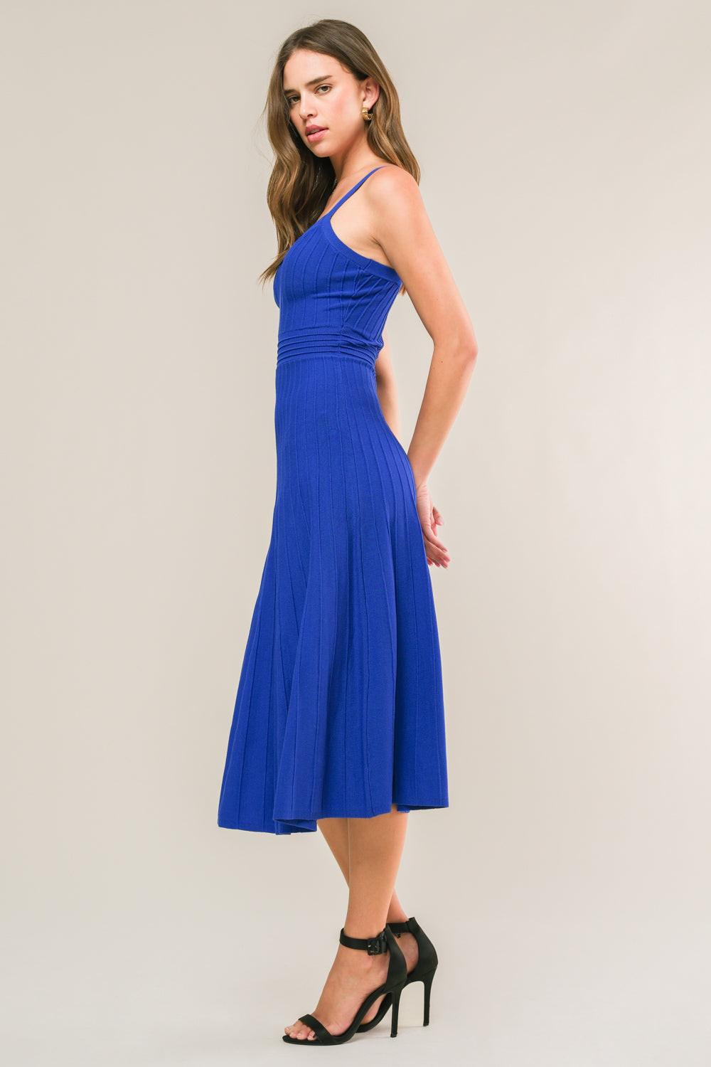 Breezy Walks Knit Midi Dress