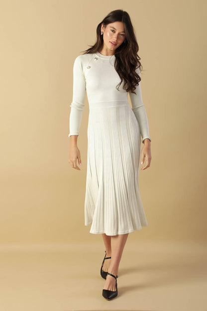 High Standards Sweater Midi Dress