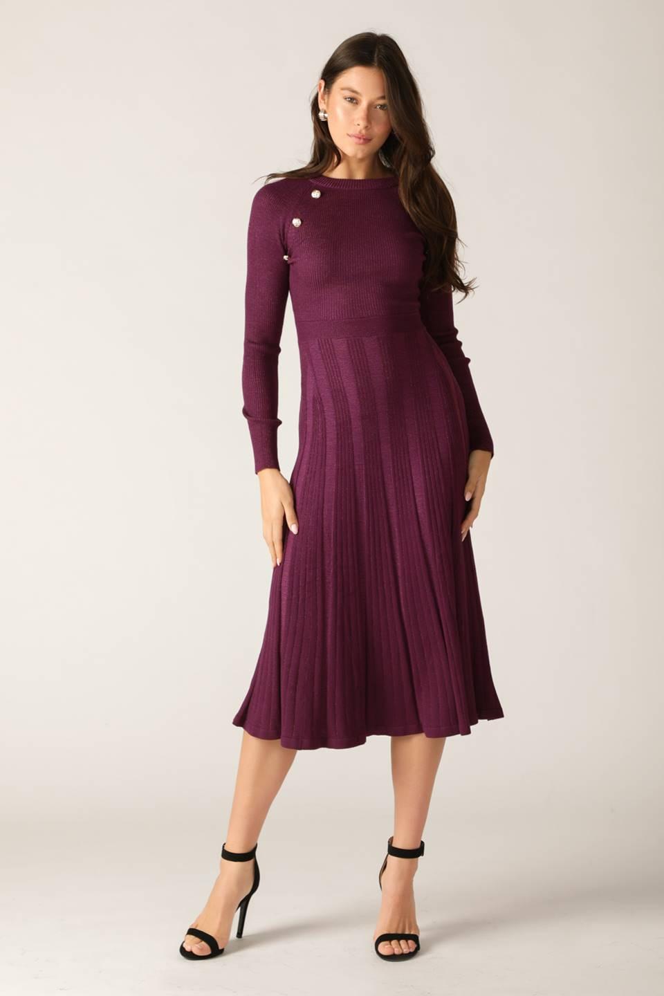 High Standards Sweater Midi Dress
