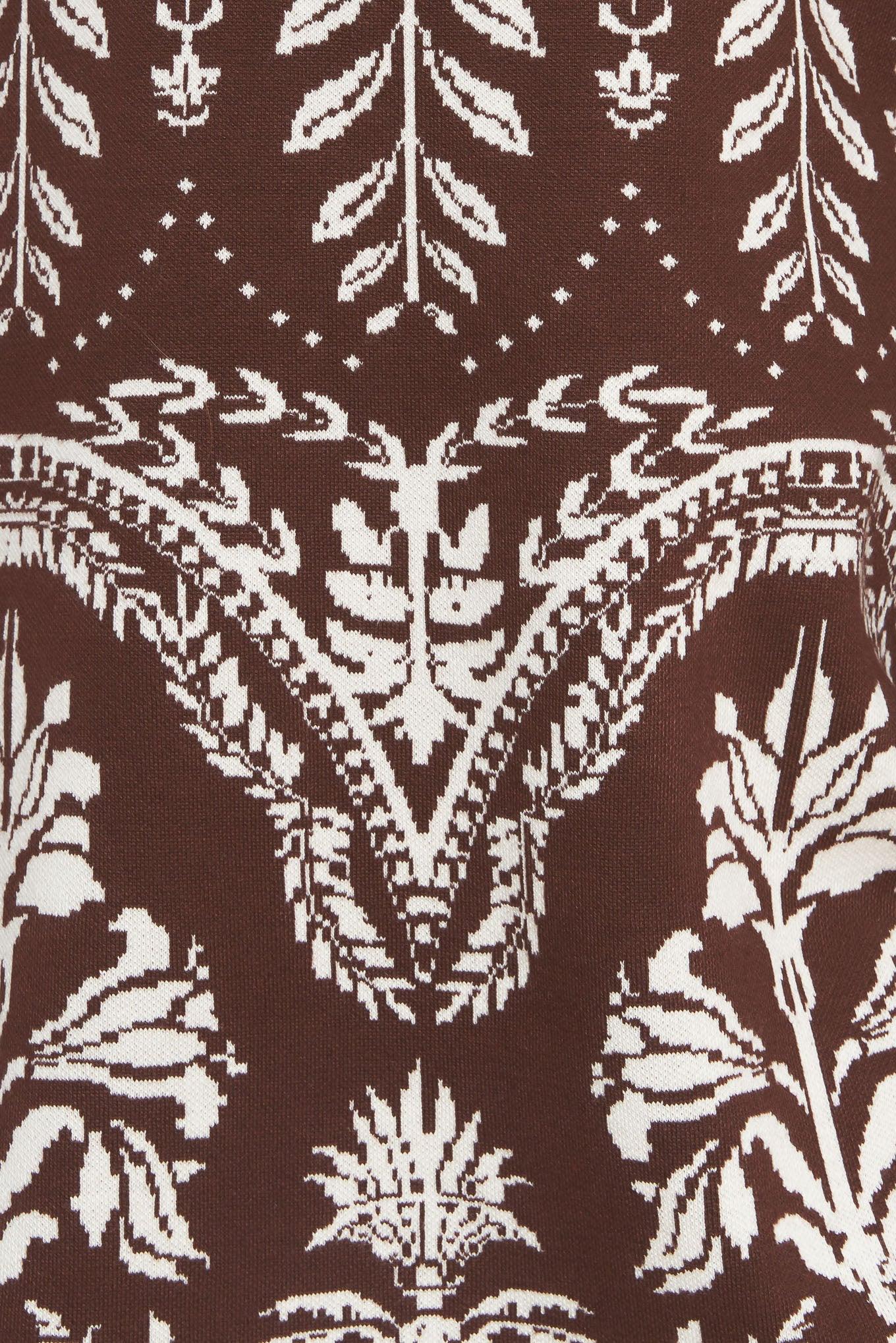 Terra Tapestry Sweater Knit Mini Dress