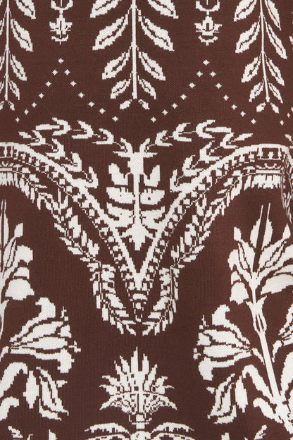 Terra Tapestry Sweater Knit Mini Dress