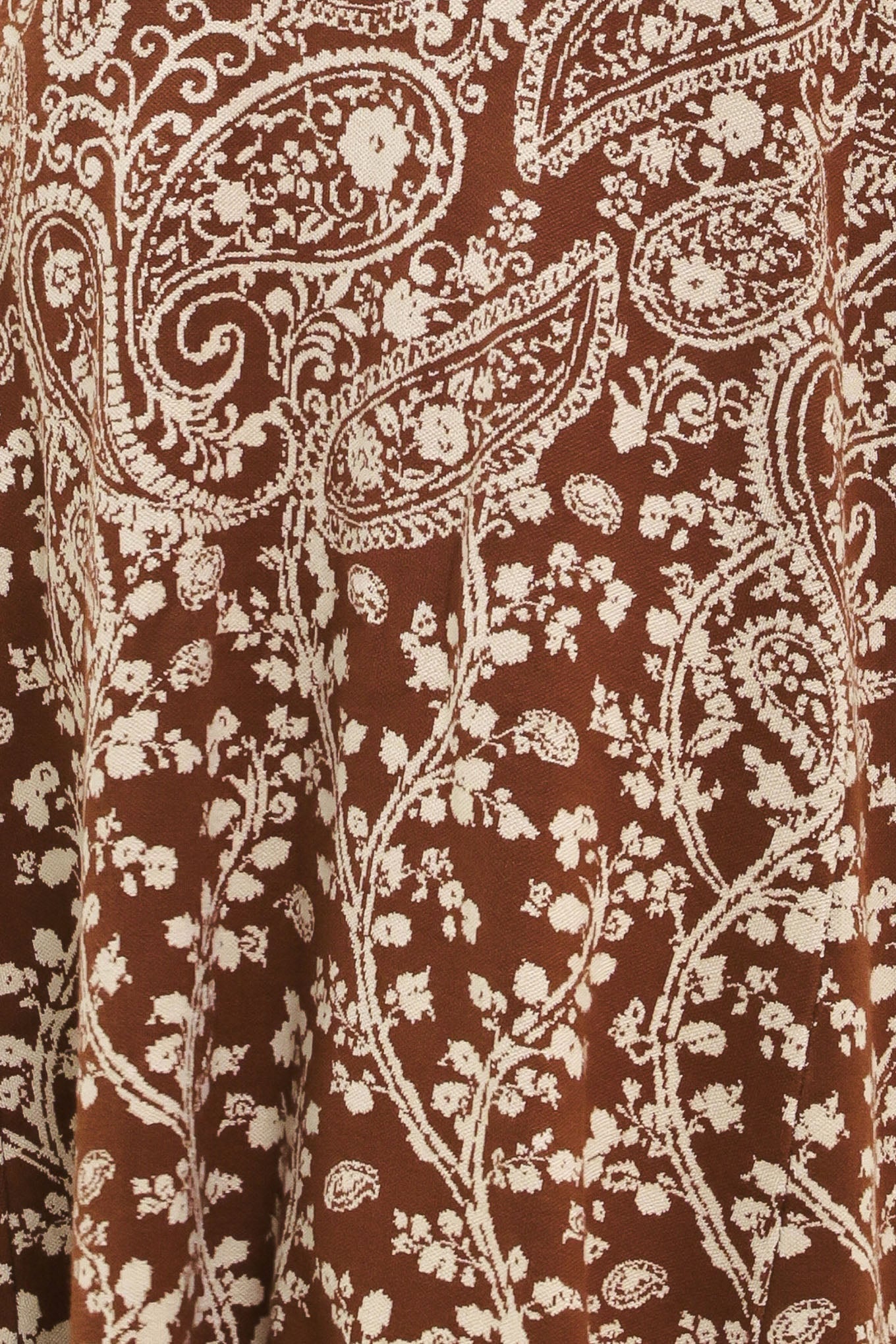 Hazel Paisley Embrace Jacquard Sweater Midi Dress