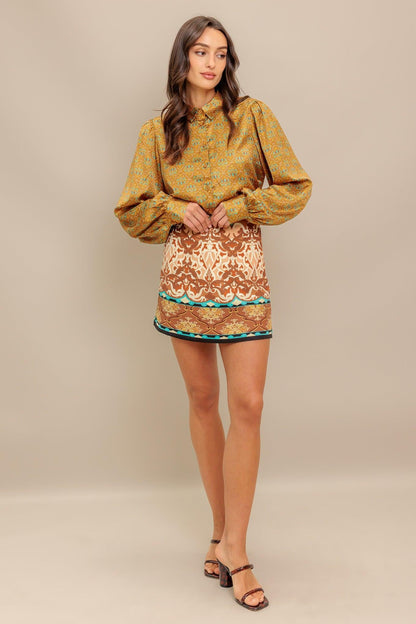 Moroccan Muse Woven Top