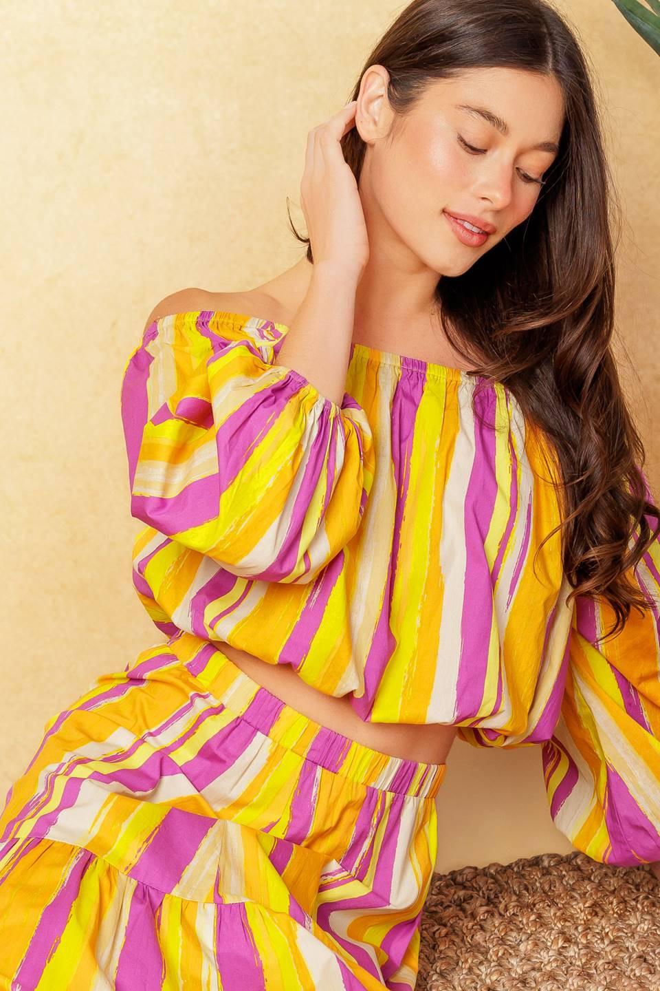 Light up My Life Poplin Top