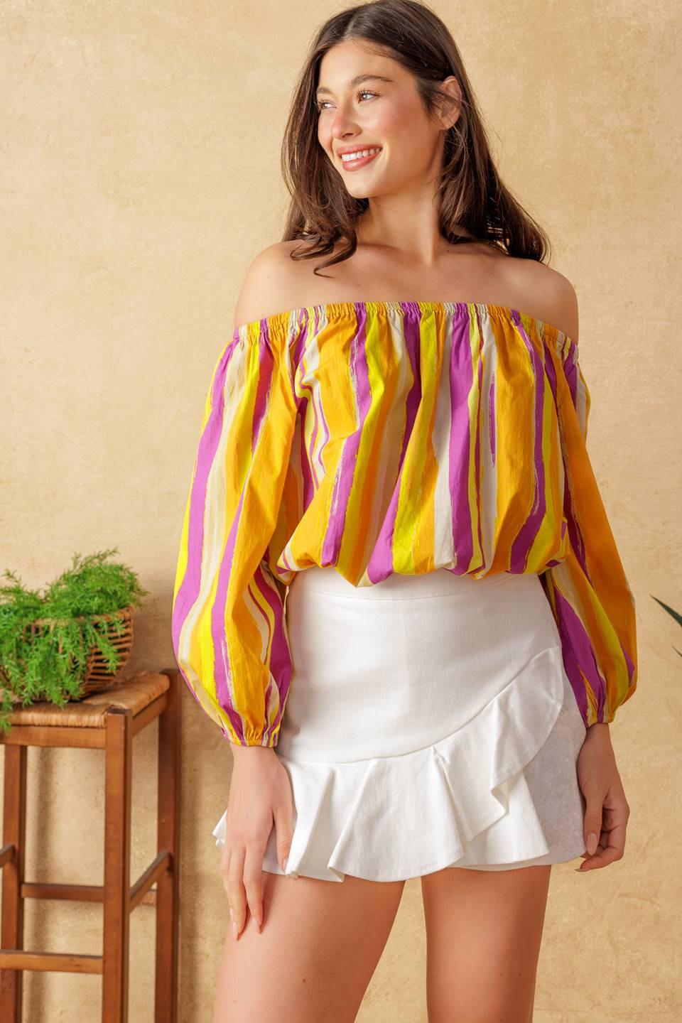 Light up My Life Poplin Top