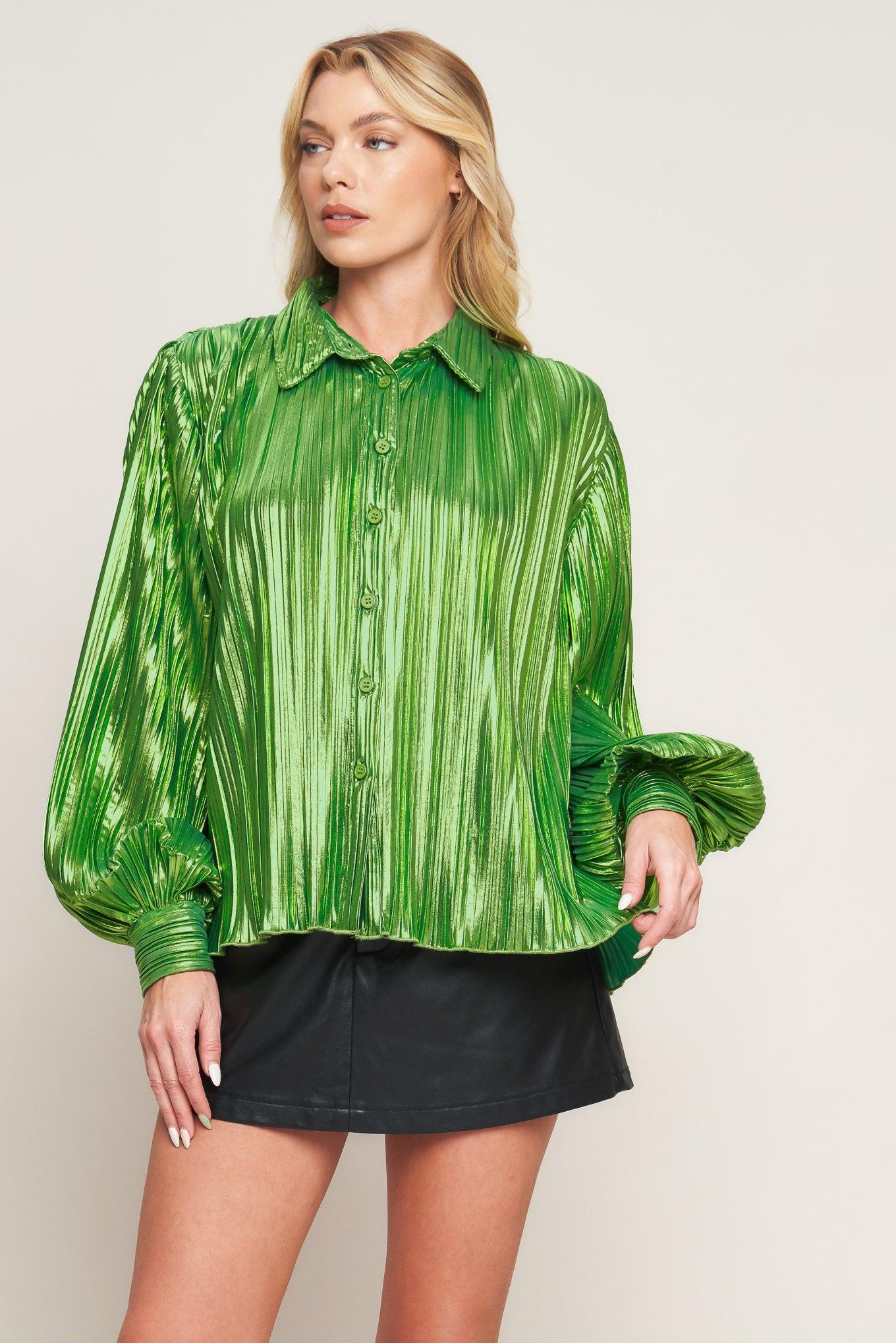 Runway Trend Foiled Top