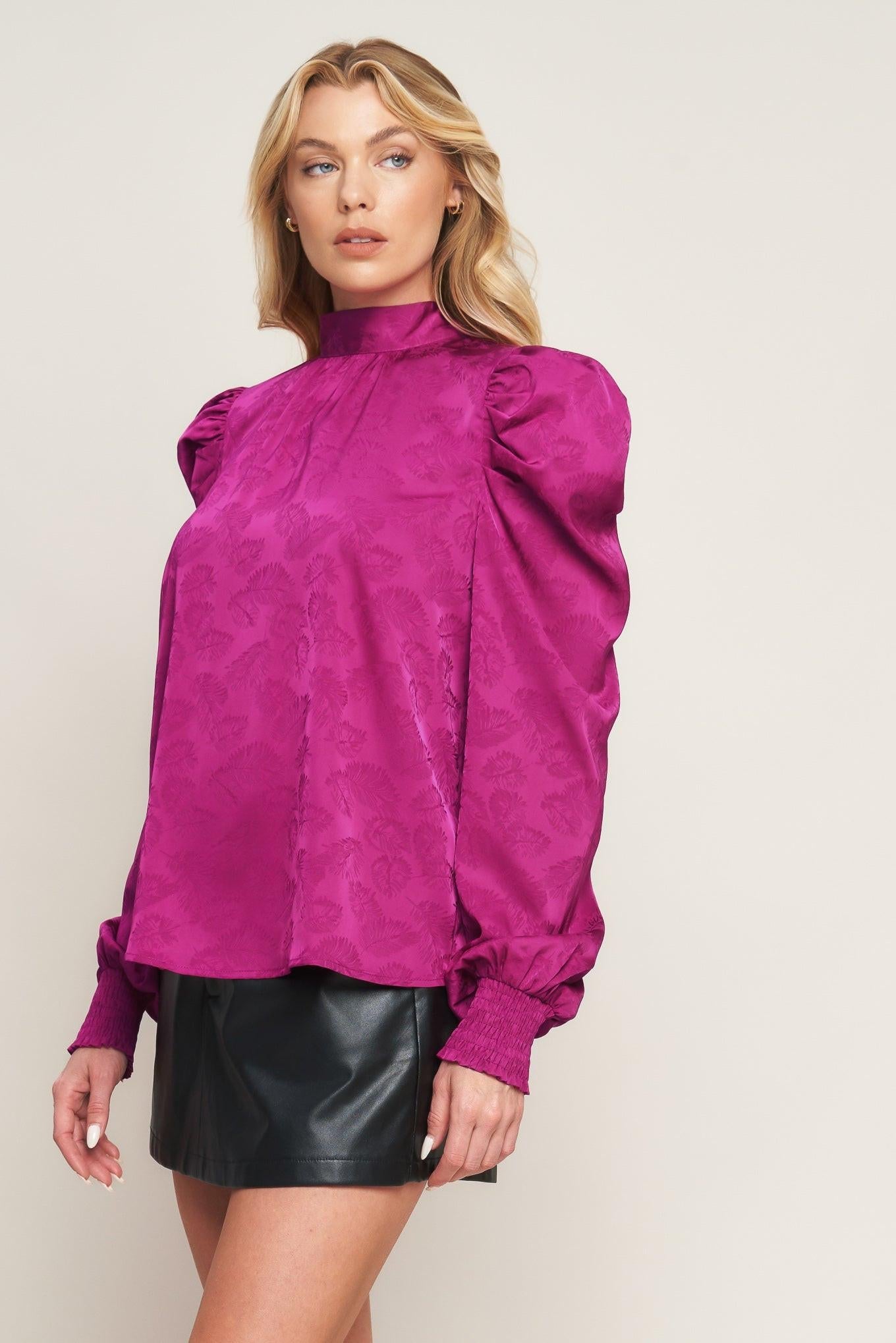 Stolen Glances Satin Top