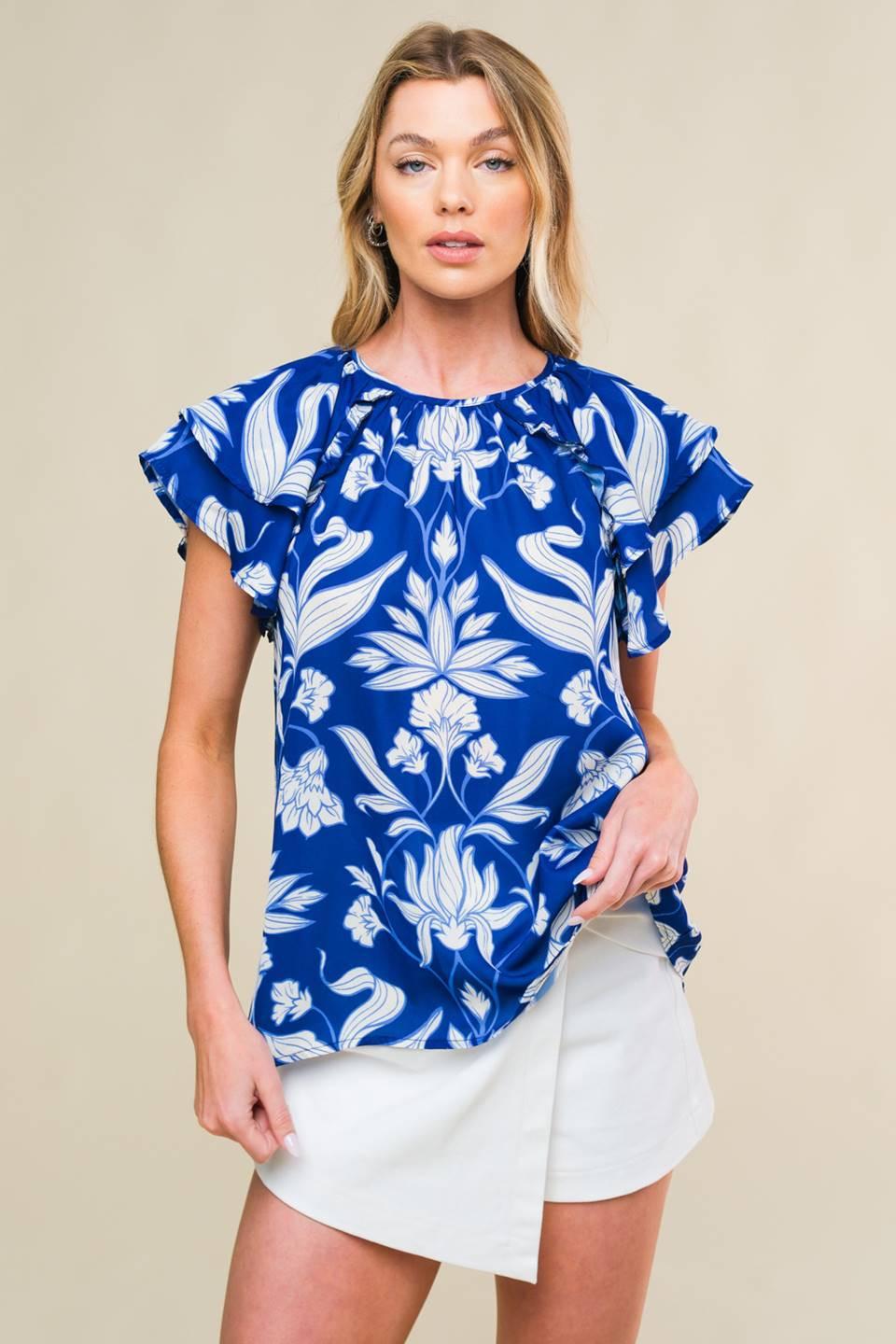 Into the Sky Woven Top