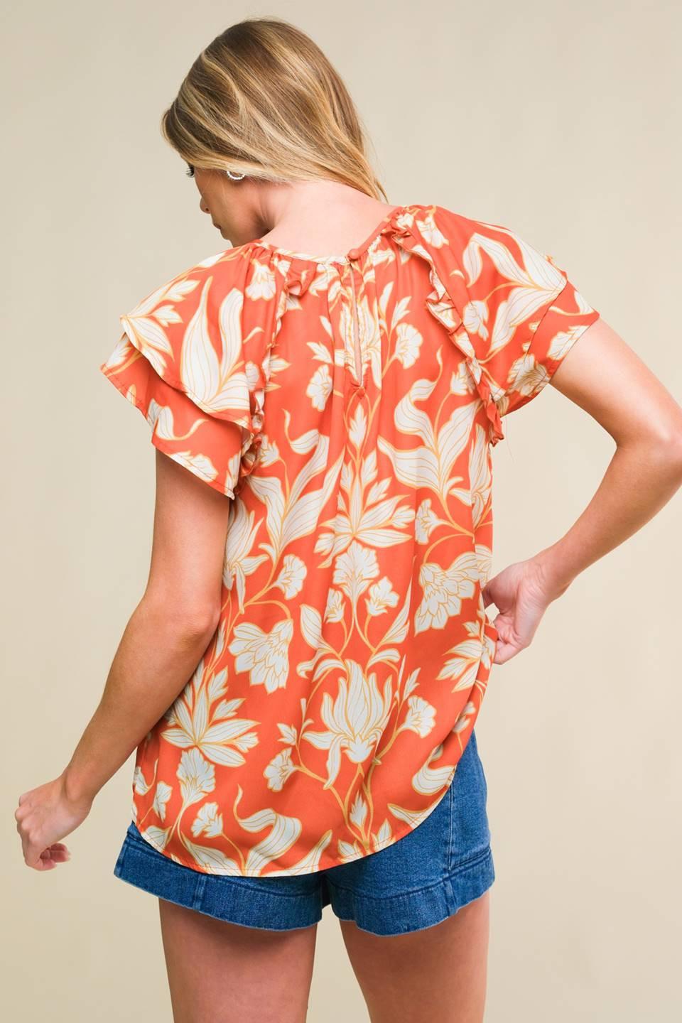 Into the Sky Woven Top