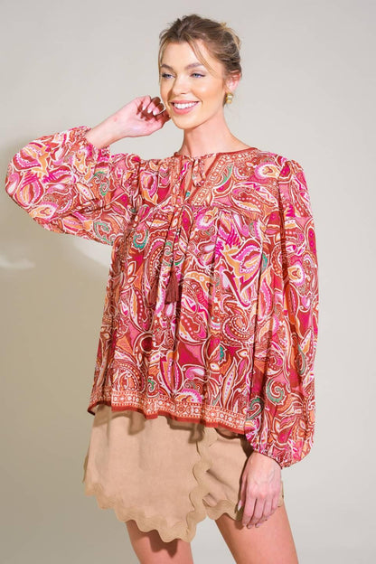 Time After Time Woven Top