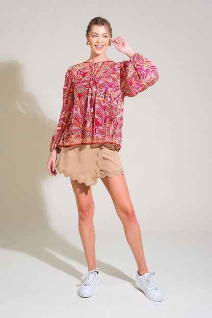 Time After Time Woven Top
