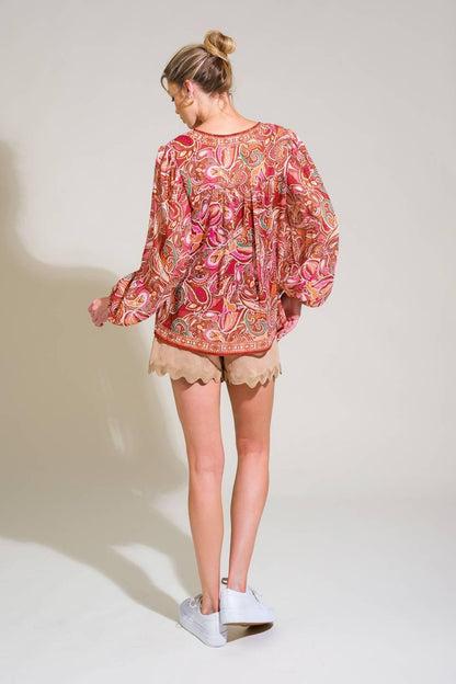Time After Time Woven Top