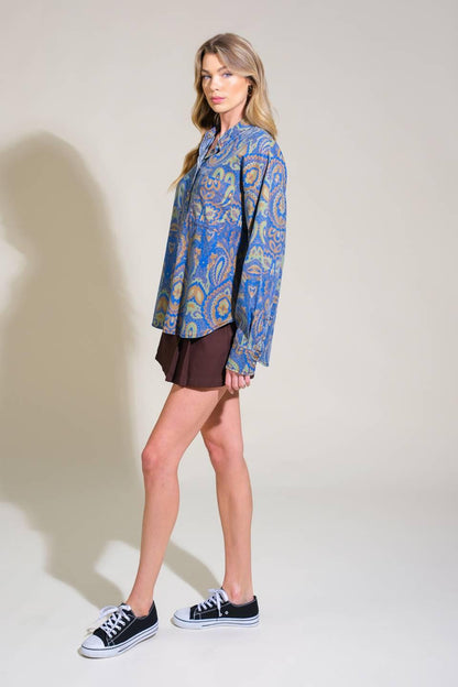 I'm in Charge Woven Top