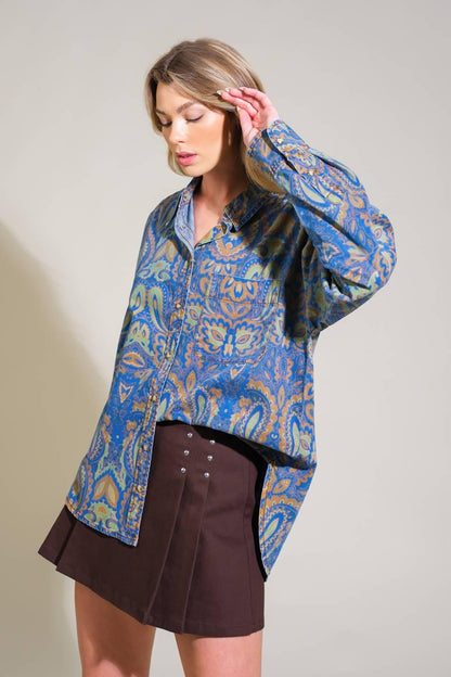 I'm in Charge Woven Top