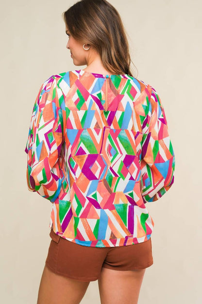 That's That Bright Woven Top