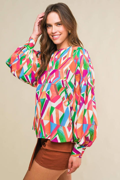 That's That Bright Woven Top