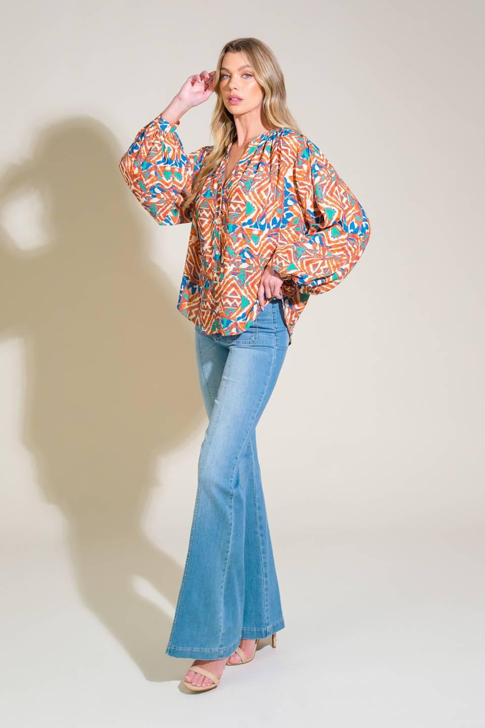 Urban Elegance Woven Top