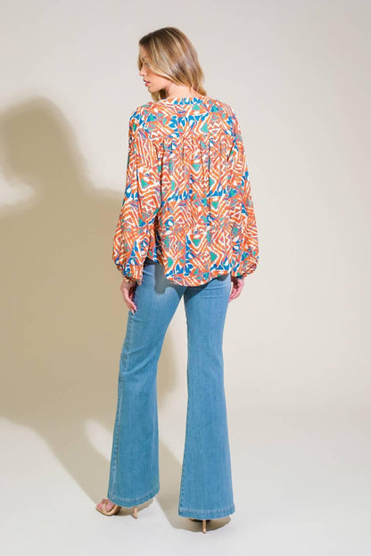 Urban Elegance Woven Top