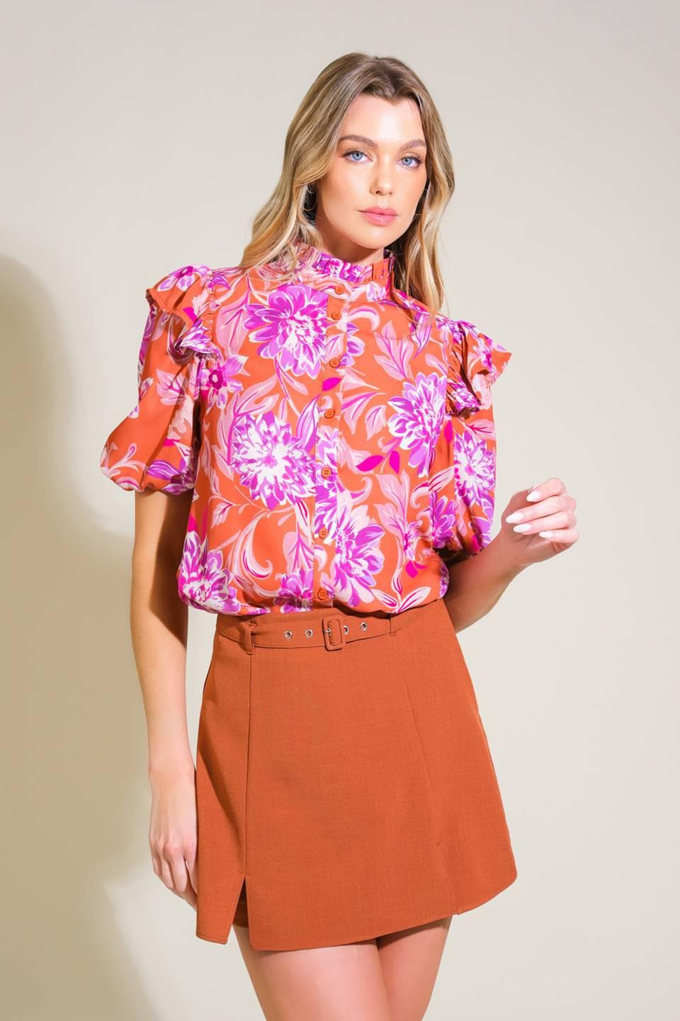 Memories in Focus Woven Top