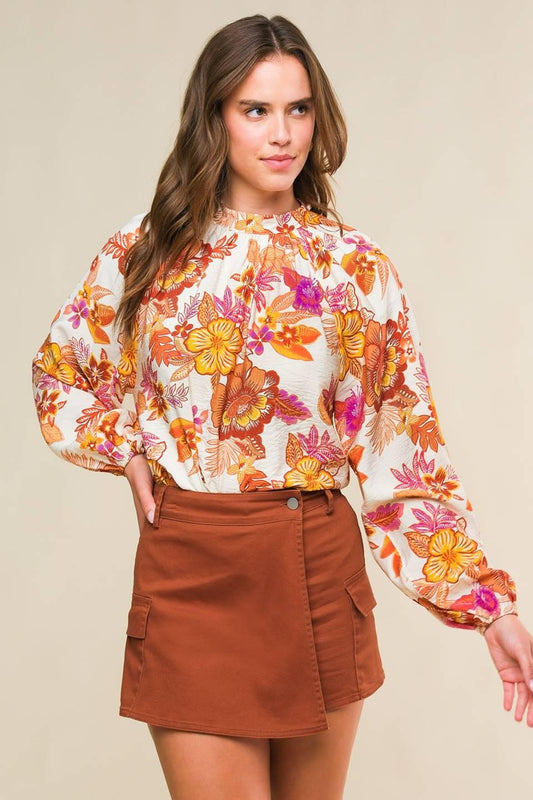 Romantically Entangled Woven Top