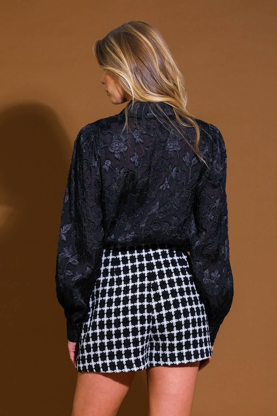 Incredible Love Jacquard Woven Top