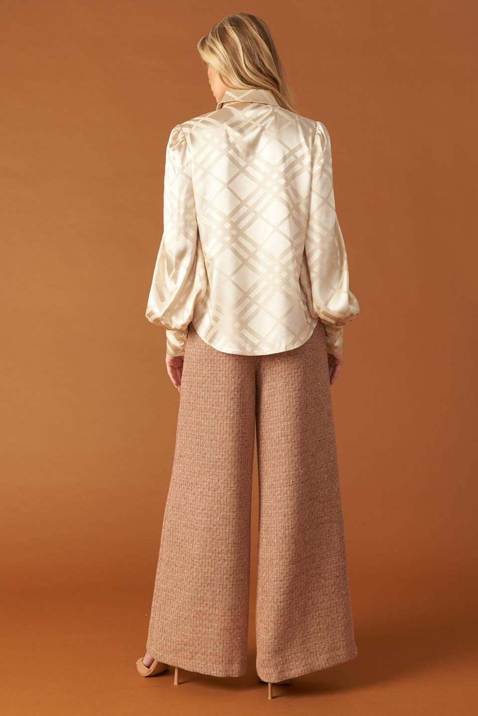 The Art of Balance Woven Satin Top