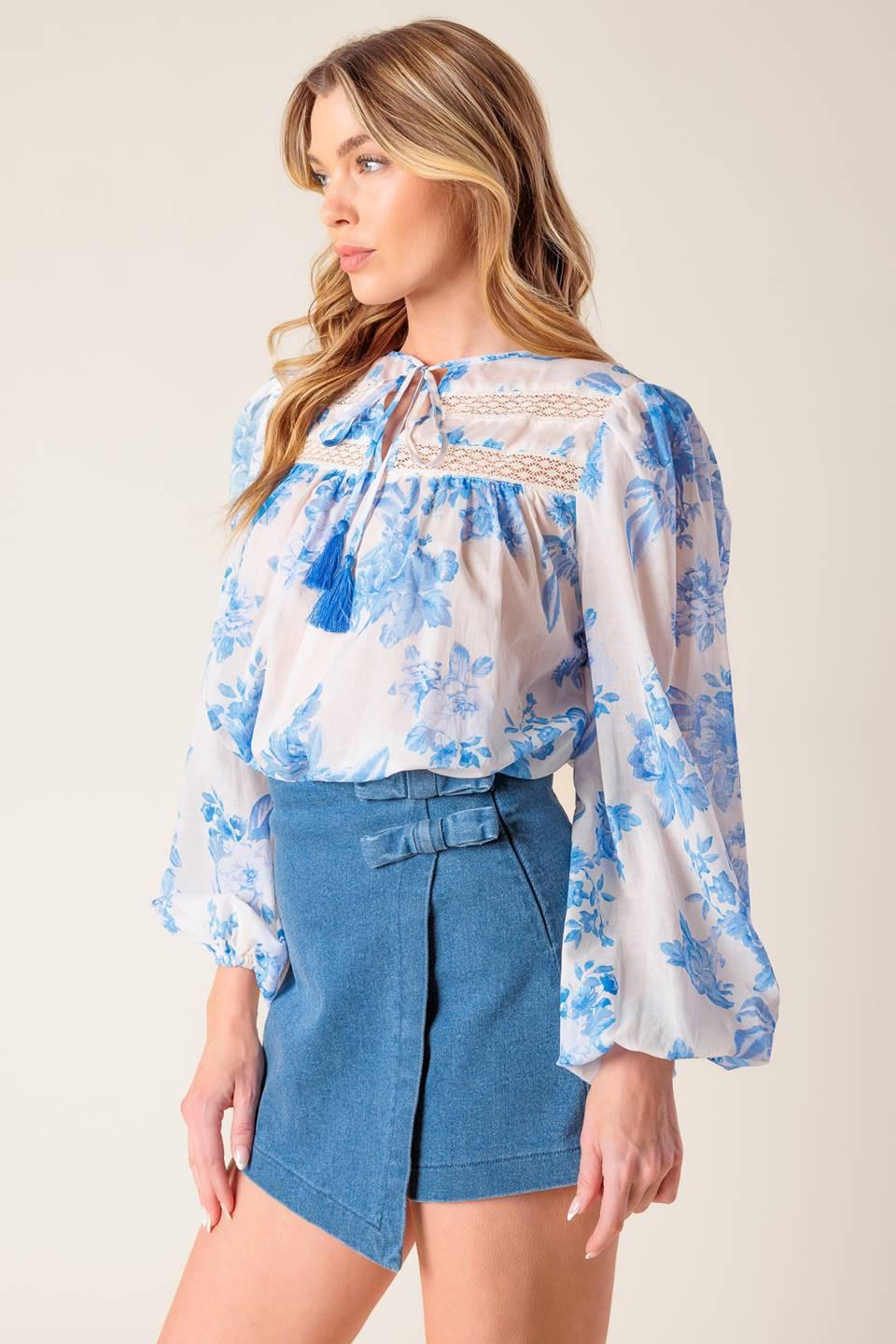 Lagoon Daydreams Woven Top