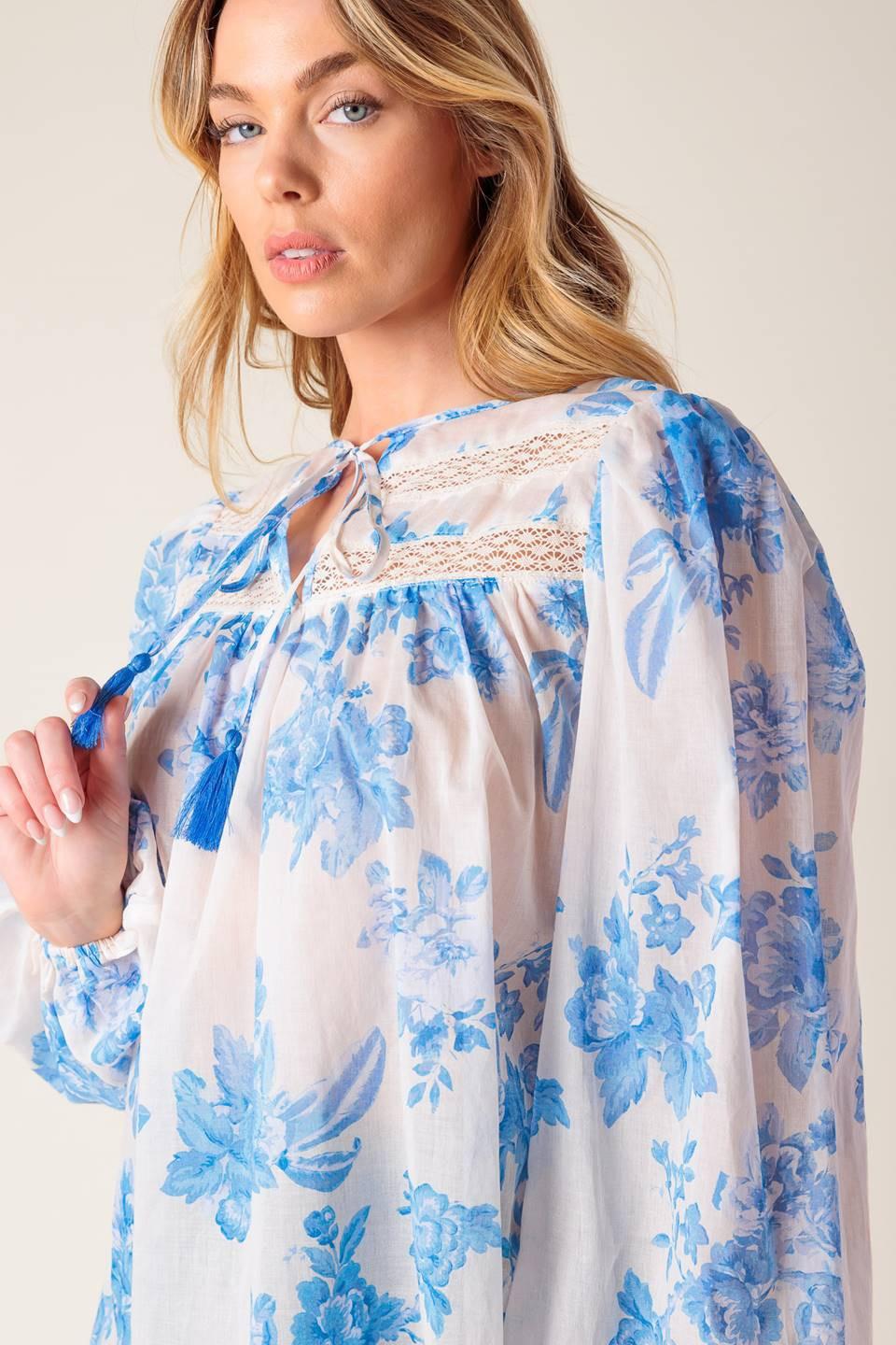 Lagoon Daydreams Woven Top