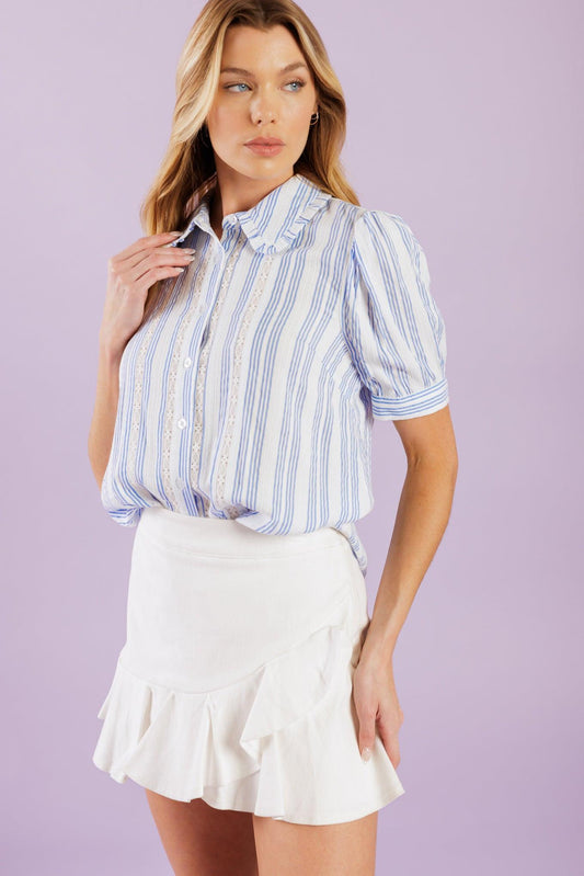 Love Letters Woven Top