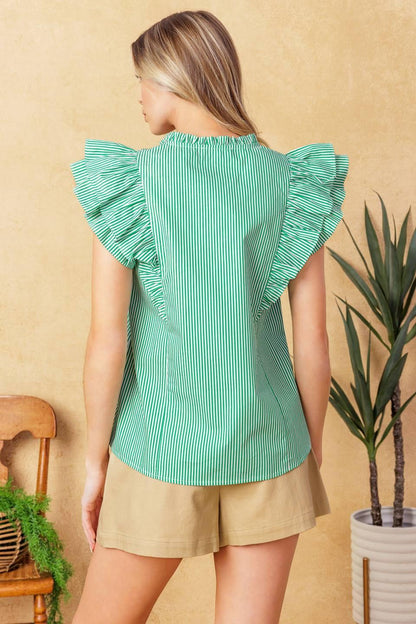 Riviera Retreat Woven Top