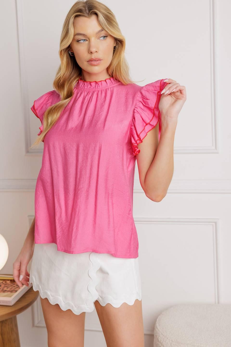 Push the Limit Woven Top