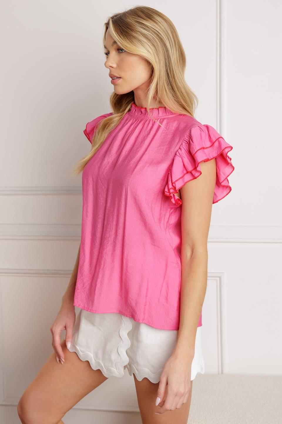 Push the Limit Woven Top