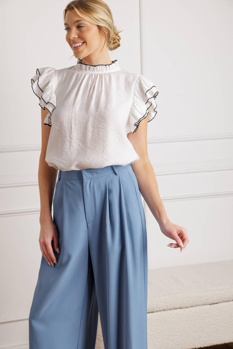 Push the Limit Woven Top