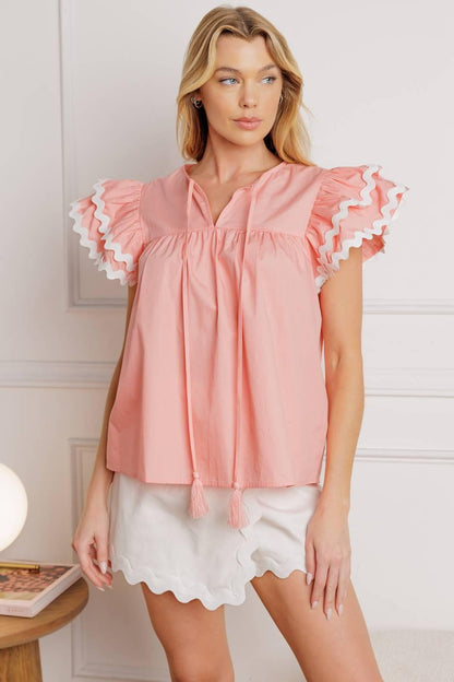 Feel the Rush Woven Top