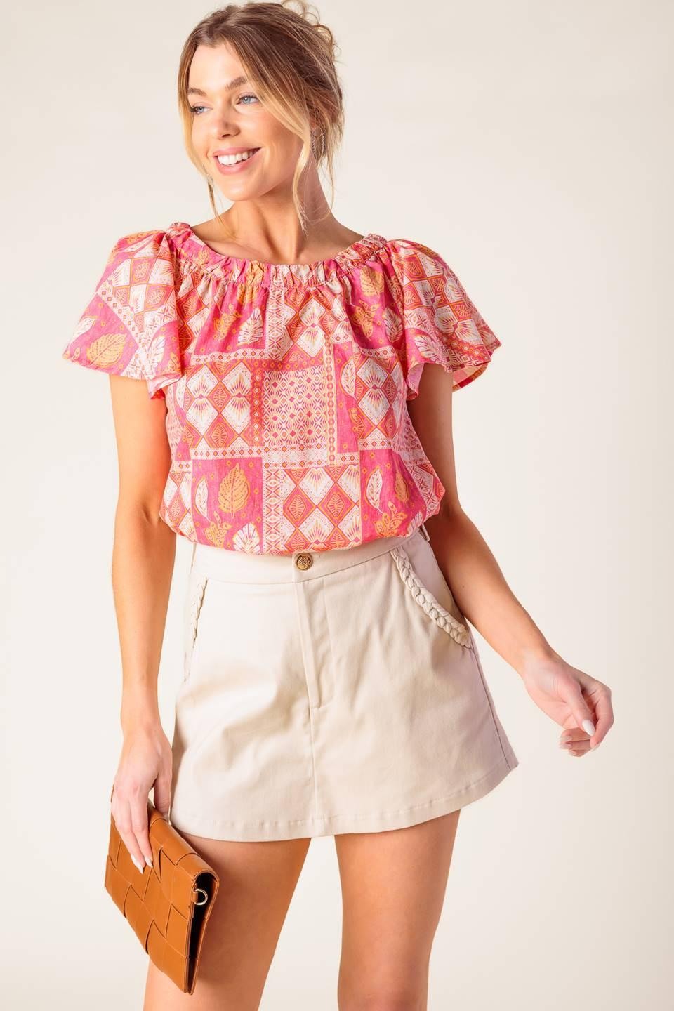 Where to Next Woven Top