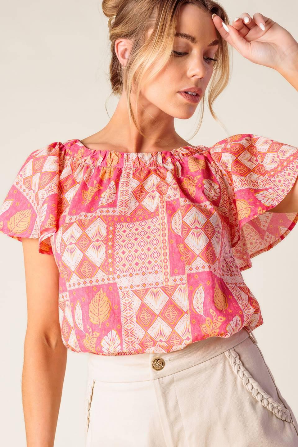 Where to Next Woven Top