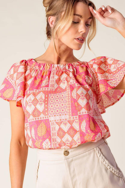 Where to Next Woven Top